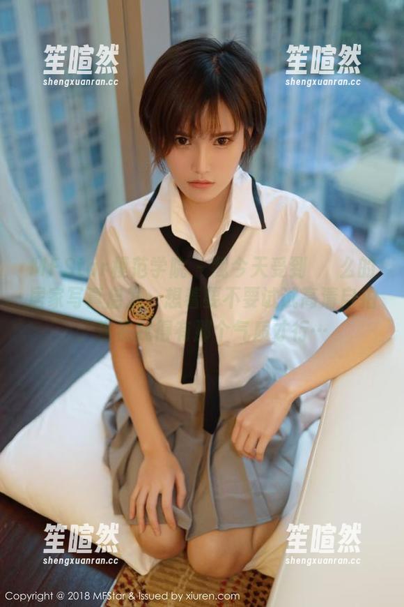 MFStar模范学院 - 我今天受到婠婠么的居家写真启发，想着要不要试试高清自拍，当然我得有那个气质才行…