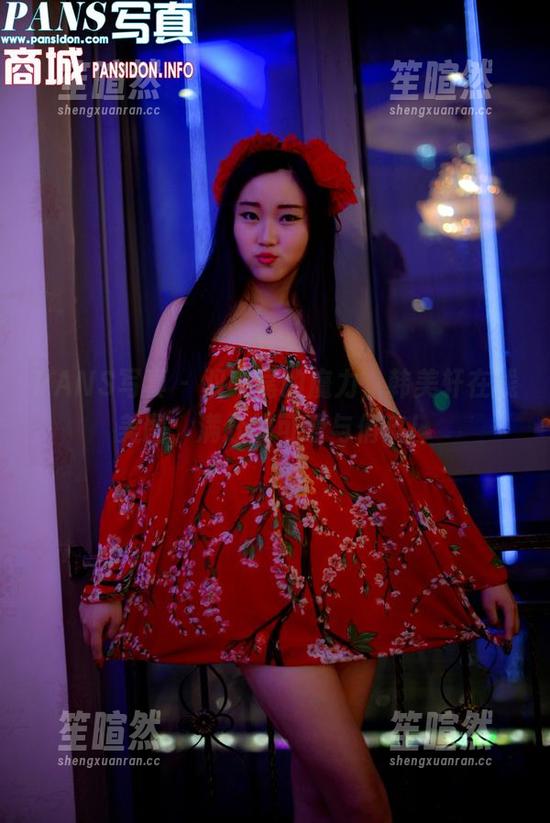 PANS写真-韩美轩 PANS写真 - 双马尾的魔力,韩美轩在线美图,满分的可爱与俏皮!