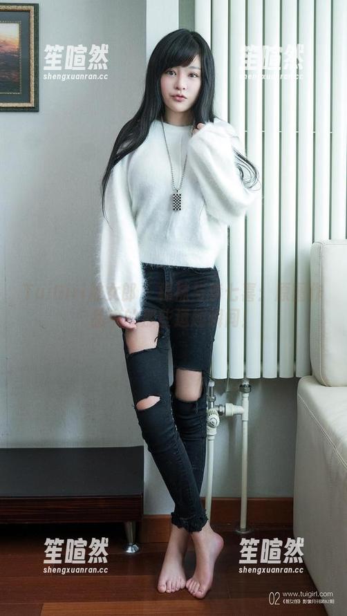 TuiGirl推女郎 - 棉袜与李七喜：原图作品中的那些逗趣瞬间！